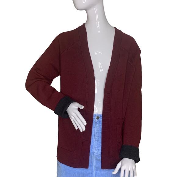 Lululemon Savannah Heather Reverse Me Wrap Cardigan Size L - Picture 1 of 12